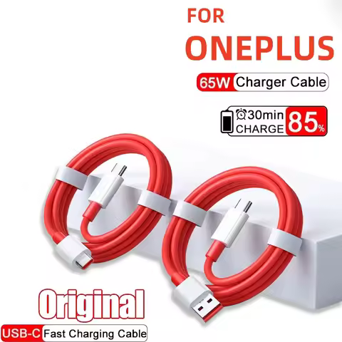 PD3.0 65W 6A Super Fast Charging Cable For OnePlus 9RT 9R 8 7 Pro 7t USB C To Type C Cable Warp Char