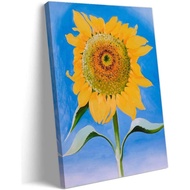 Georgia Okeeffe Wall Art Sunflower Posters and Prints Giclee Printing Canvas Artwork Bathroom Printe