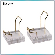 [fixory] Acrylic  Display Holder, Display Easel Stands for  Rock Mineral Agate  Coral, Acrylic Displ