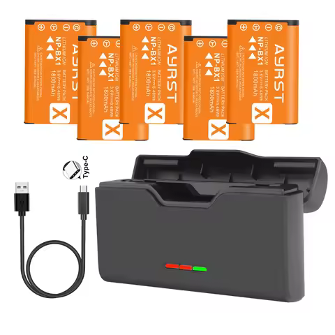 1800mAh NP-BX1 NPBX1 Battery+Fast Charger Box TF Card Storage For Sony HX300 HX400 HX50 HX60 GWP88 A