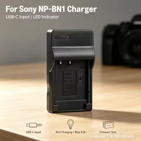NP-BN1 NP-BN USB-C Battery Charger for Sony DSC-TX100 TX200 TX66 TX55 TX30 TX20 TX10 TX9 TX7 TX5 T99