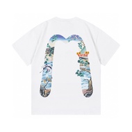 2026 Baju-T Bercetak Lelaki dan Wanita EVISU Baharu, Baju-T Kasual Longgar, Baju-T Perniagaan, Baju-