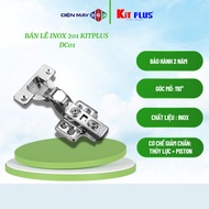 KITPLUS DC01 Stainless Steel Damping Hinge – Opening Angle 110 – Smooth and Durable Hydraulic Dampin
