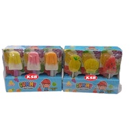 【12 pcs】Sanwa Ice Cream Gummy/Mix Fruit Gummy