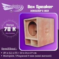 Miniscoop 6 inch speaker Box