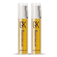Global Keratin GKHAIR Smoothing Serum (Pack of 2/0.34 fl oz) - 100% Pure Organic Argan Oil | Hydrati