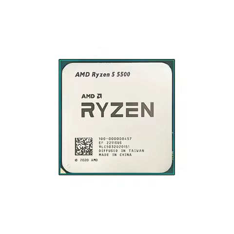 AMD Ryzen 5 5500 CPU Processor R5 5500 100% Brand New 6-Core Socket AM4 65W Desktop Game Computer CP