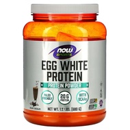 now Foods Sports Egg White Protein 1.5 lbs (680 g) with BCAAs
