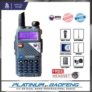 PLATINUM by BAOFENG UV-5R Dual Band Professional Radio (NTC Type-Approved)