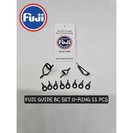FUJI GUIDE SET BC TYPE GUN SMOKE/FUJI ORING GUIDE BC 11PCS SET