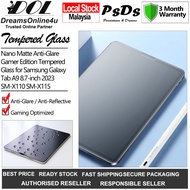PsDs Samsung Tab A9 8.7 inch 2023 X110 X115 Gamer Edition Nano Matte Anti-Glare Gaming Tempered Glas