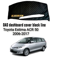 Toyota estima 2006-2016 dashboard cover black line