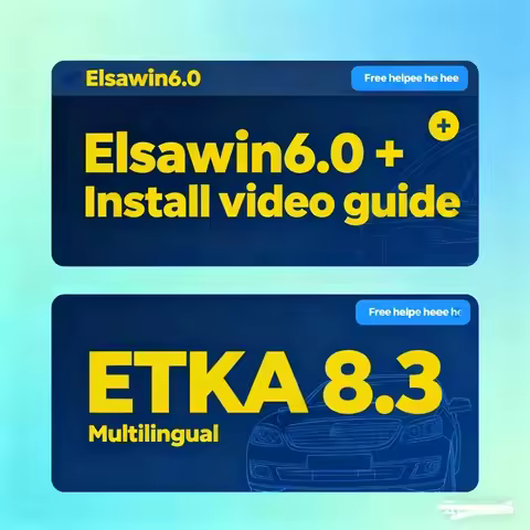 2025 elsawin 6.0 with etka 8.3 software Newest Repair Software Group Vehicles Electronic Parts Catal