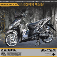 VRV36 CUTTING STICKER STRIPING VARIASI VARIO TECHNO 110 STRIPING VARIO KARBU STIKER VARIO LAMA STIKE