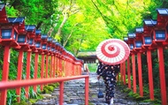 Kyoto: Chuyến đi một ngày đến Sanzen-in & Đền Kifune & Rừng tre Arashiyama & Tàu hỏa nhỏ & Cầu Toget