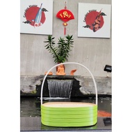 CNY gift basket, fruit basket, fruit basket, oval plastic basket