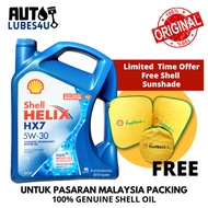 Shell Helix HX7 5W30 4L Semi Synthetic (FOC Sunshade)