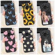 For Honor X9c Smart Beautiful Girl Floral Phone Casing Honor X9C Smart 5G Soft Silicone Jelly Case