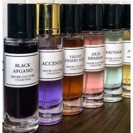 BLACK AFGANO /AVENTÓ /OUD ISPAHAN / GRIS MONTAIGNE PRIVEE COUTURE COLLECTION Perfume 30ml U.A.E Ard Al Zaafaran