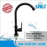 Black sink faucet 1/ 2 inch Kitchen sink faucet