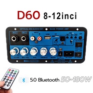 Amplifier Board Audio Bluetooth USB Radio TF DIY Subwoofer D3 D5 D10 D20 D30 D50 D60 D100 Karaoke Power Stereo Bass Audio Karaoke FM Papan