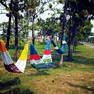 Ayunan Dewasa Gantung Anak Anak Taman Outdoor Teras Rumah Tidur Tali Tempat Hammock Hanmuk Hamuk San