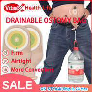 FDA Approved 10Pcs Colostomy Bag Very strong and not easy to fall off One-piece System Drainable Ostomy Bag Pouch Stoma 25-60mm Cut Size Ileostomy Ostomy Pouch Fistula Bags Waterproof Cover Set