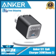 OYYL0256  Anker USB C GaN Charger 30W 511 Charger (Nano 3) PIQ 3.0 Foldable PPS Fast Charger ✬✫✩