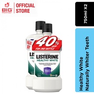 Listerine Healthy White 750ML X 2
