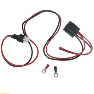 Doublebuy 6 Pin for DC Power Supply Cable Short Wave Power Supply Cord Cable Adapter for Icom Radio 