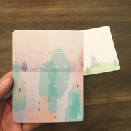 插畫小卡Thank you. Like the winter sun.