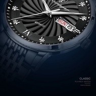 【Ready】🌈 New Swiss watch men's waterproof luminous fashion trend automatic quartz watch ultra-thin high-end non-mechanical