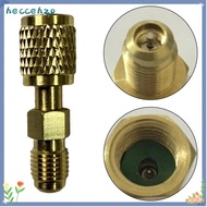 HECCEHZP R32 R454B Refrigerant Brass Adapter, Durable Mini R32 Thread Adapter, Portable Quick Couple