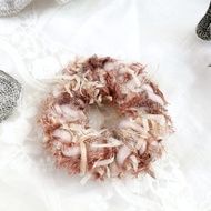 手工編織大腸圈/花貓甜甜圈大腸髮圈毛線髮圈 髮束 髮繩 髮飾禮物