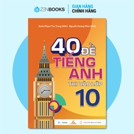 Sách - 40 Đề Tiếng Anh Thi Vào Lớp 10