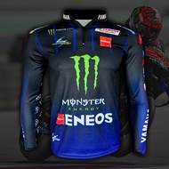 เสื้อแขนยาว MotoGP Monster Energy Yamaha เสื้อโมโตจีพีทีม มอนสเตอร์ เอเนียร์จี้ ยามาฮ่า #MG0022 รุ่น Fabio-Q#20 ไซส์ S-5XL
