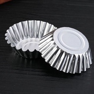 Disposable Tinfoil Cup Baking Chrysanthemum Cup Mold Aluminum Foil Cup Egg Tart Cup Cake Bottom Tray