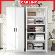 *สินค้าพร้อมส่ง* MR.CARLINO : 2 Door 5 Tier ตู้ ตู้เสื้อผ้า ตู้ไม้ ตู้วางของ ตู้อเนกประสงค์ ตู้2ประต