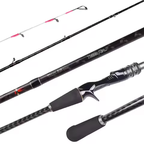 Mavllos Thorn Octopus Fishing Rod, Spiral Guide Lure 60-120g ,40T Toray Carbon Ultralight Squid Tita