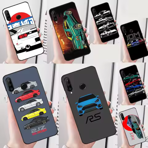 JDM Legend Drift Car For Huawei Nova 5T 9 10 SE 12s 12i 11i Y91 Y90 Y60 Y70 Y72 Y61 P60 Pro P20 P40 