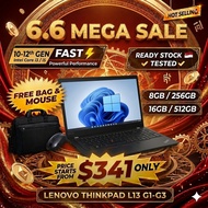 [ 6.6 ❤️‍🔥 | Lenovo Thinkpad L13 G1-G3 | Intel i5-10/11/12th Gen | 8GB/16GB | 256GB SSD ]