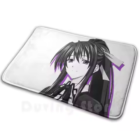 Akeno Himejima Carpet Mat Rug Cushion Soft High School Dxd Akeno Himejima Akeno Akeno Anime Waifu Ma