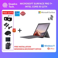 Microsoft Surface Pro 7+ 8 9 10 Plus CU7-165U i5-i7 11th-12th Gen Touchscreen Laptop 8GB-16GB Ram 25