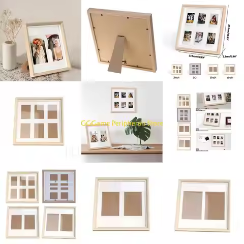 U55B Handcrafted Frame Fits 3-6Inch/SQ Photos Picture Square Frames