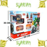 SYARIAH TOYS MAINAN ANAK KERETA REL REMOTE CLASSIC TRAIN BISA JADI ROBOT ADA SUARA UKURAN JUMBO