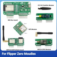 WiFi Devboard for Flipper Zero, WiFi Multiboard NRF24+ESP32/NRF24 Development Board,GPIO module/CC11