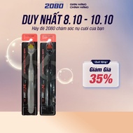 Toothbrush with Wide Brush Super Soft Bristle 2080 6-LINE