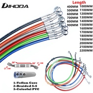28 & 28 degrees 400mm - 2200mm Motorcycle Hydraulic Brake Hose Line tubing Cable M10 Banjo Pipe Line
