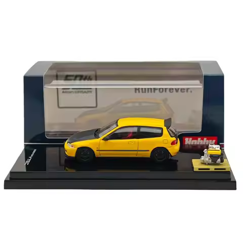 Hobby HJ64 1/64 for TYPE R (EK9) & EG6) Sir-S JDM Style Customized Version with Engine Display Dieca