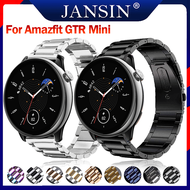 สาย Amazfit GTR Mini สายนาฬิกา สายนาฬิกาข้อมือ สเตนเลส โลหะ สําหรับ amazfit gtr mini อุปกรณ์เสริมสมา